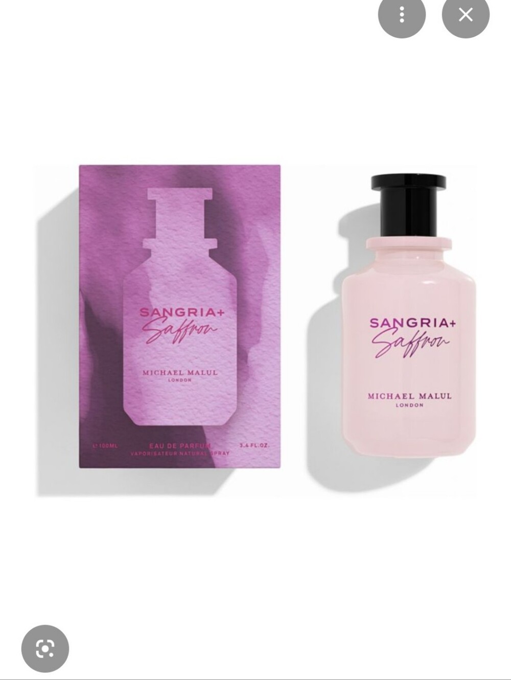 Michael Malul Sangria + Saffron Edp - Pink Bottle